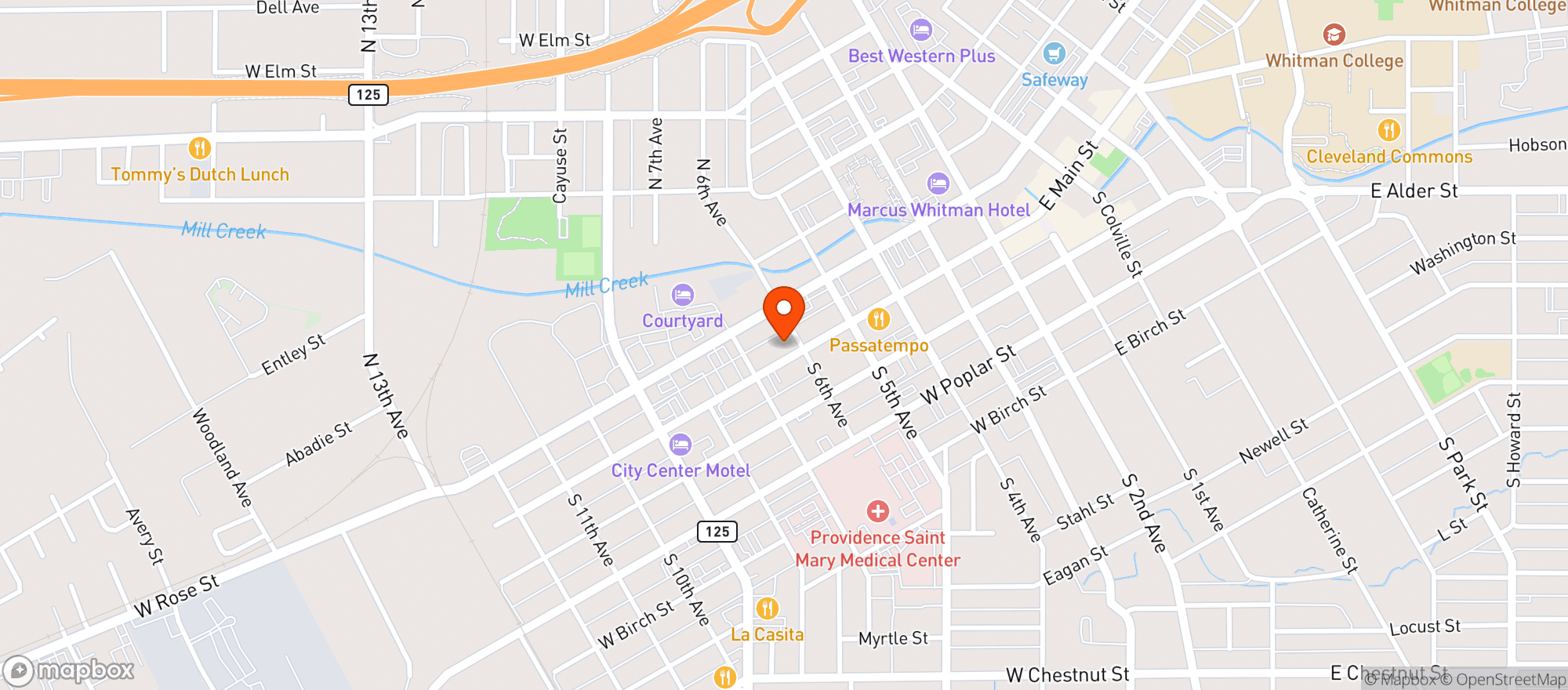 Map showing FVC Gallery