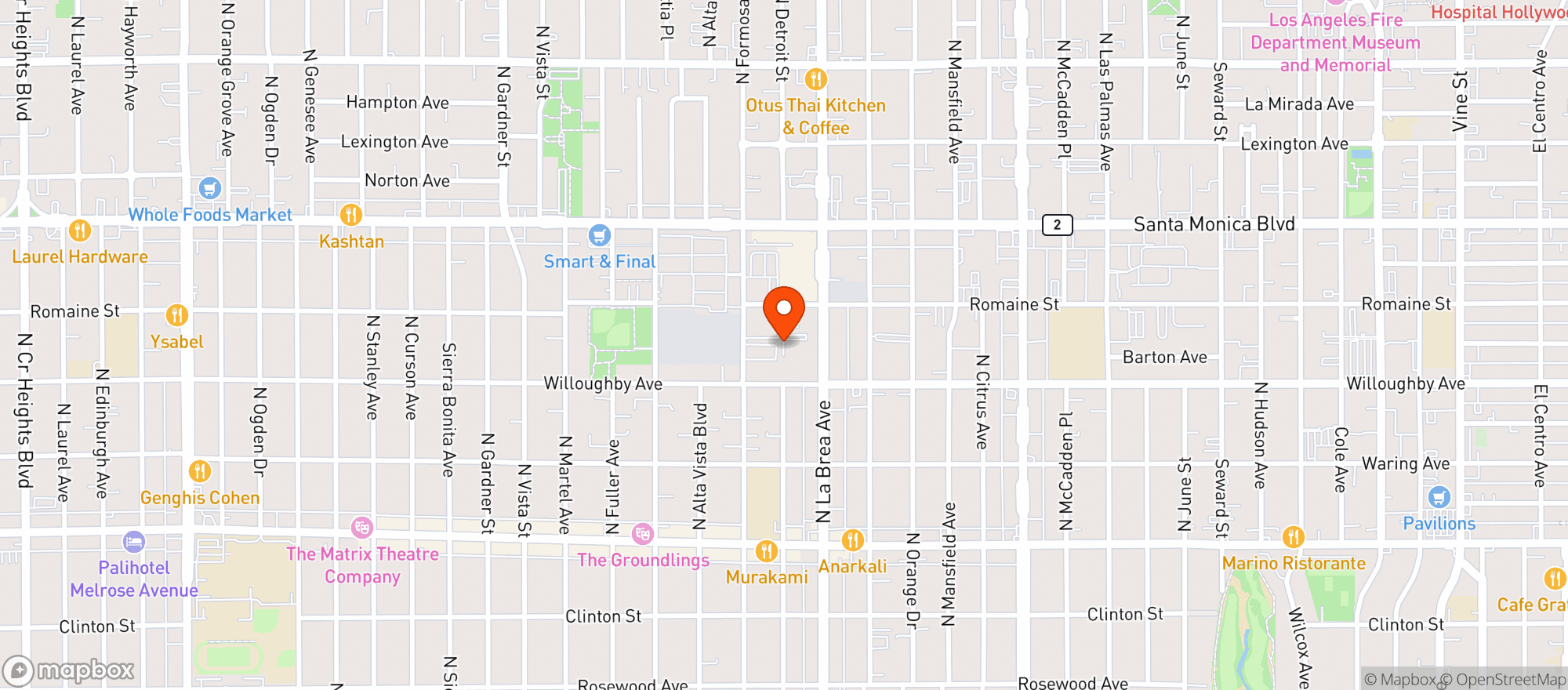Map showing Sprouts Farmers Market