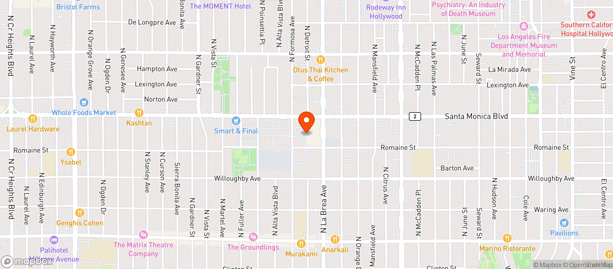 Map showing Bevmo!