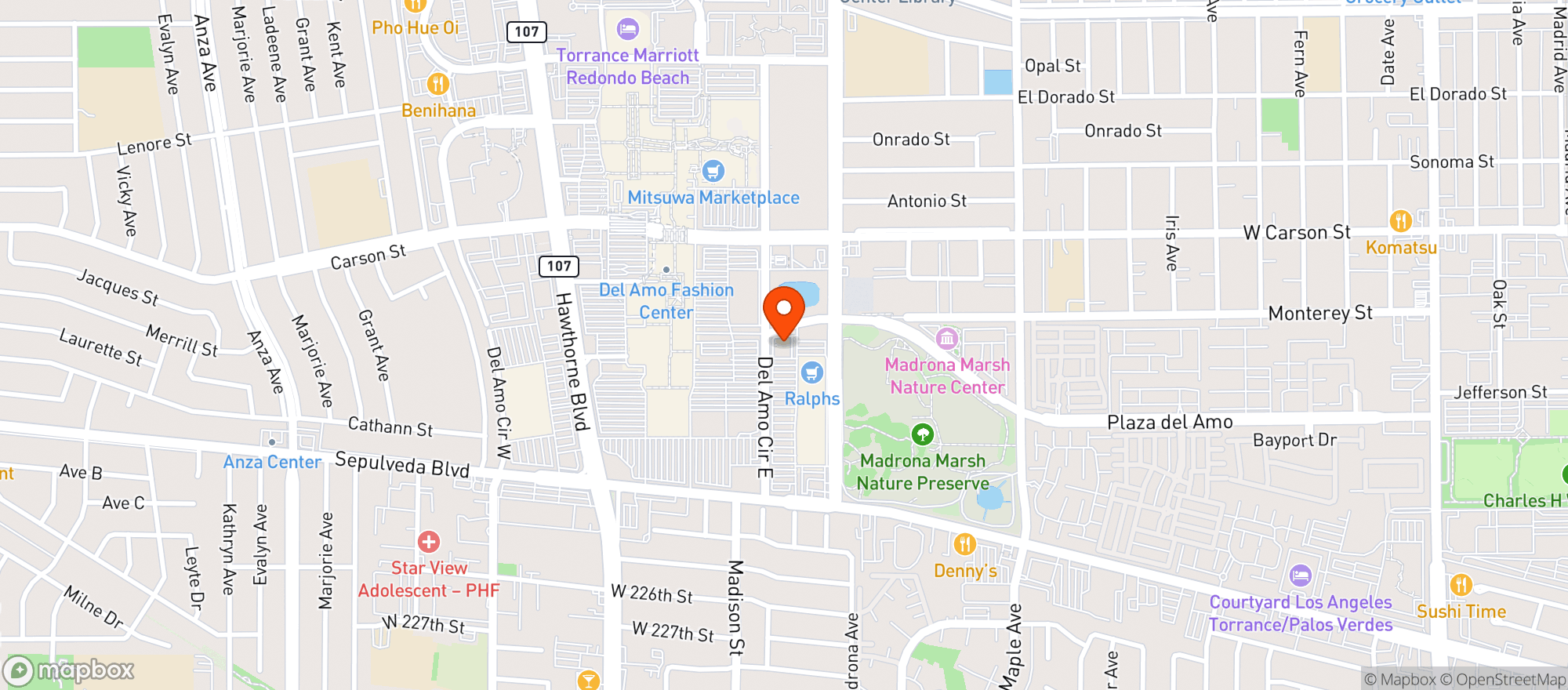 Map showing The Brews Hall