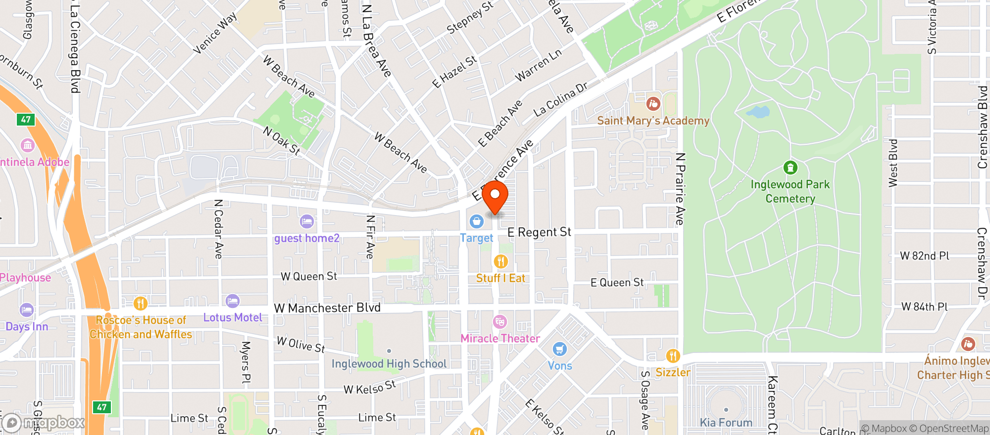 Map showing Cvs Pharmacy