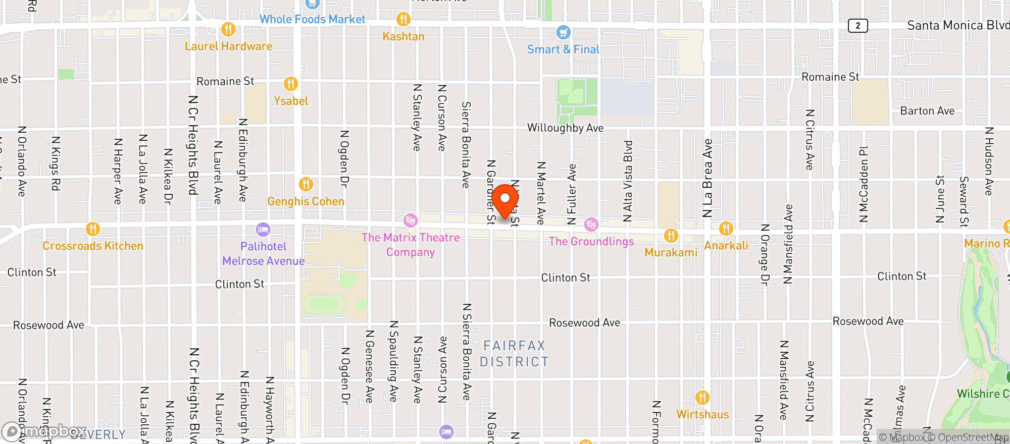 Map showing Brass Lady