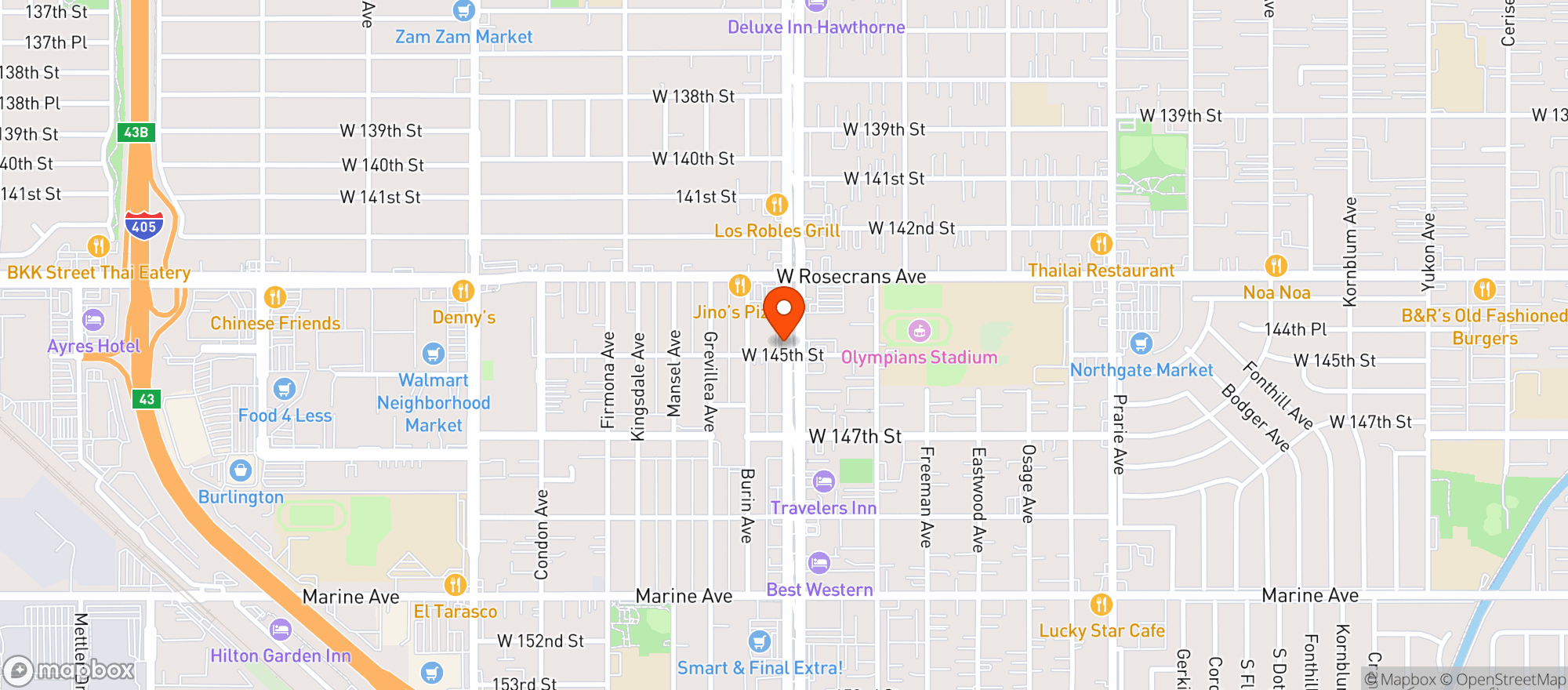 Map showing Sprouts Farmers Market