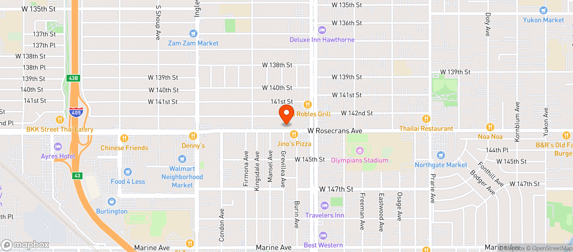 Map showing Far Field Beer Company