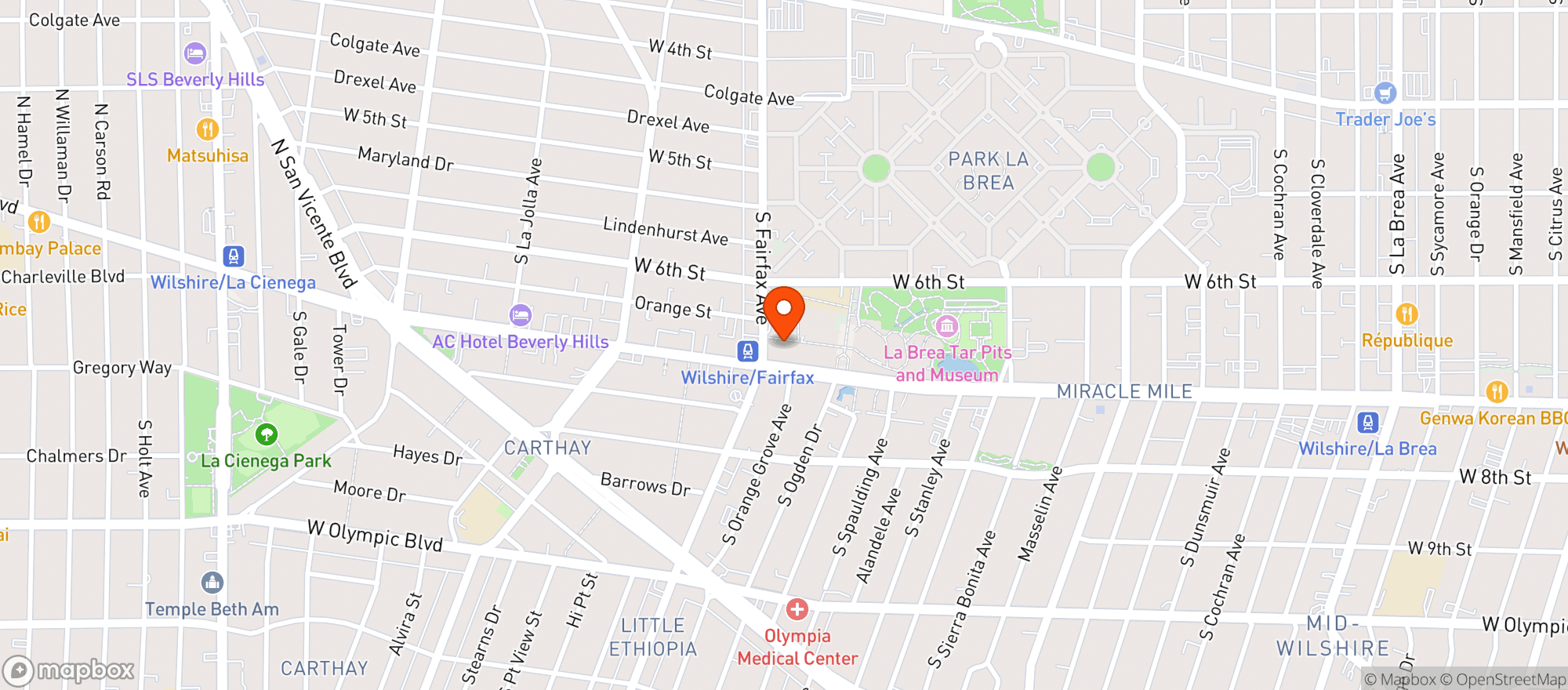 Map showing Fanny's Restaurant
