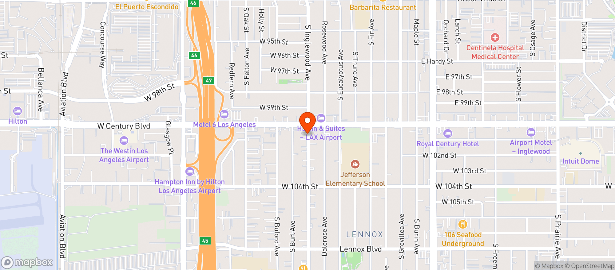 Map showing Jrs Liquor