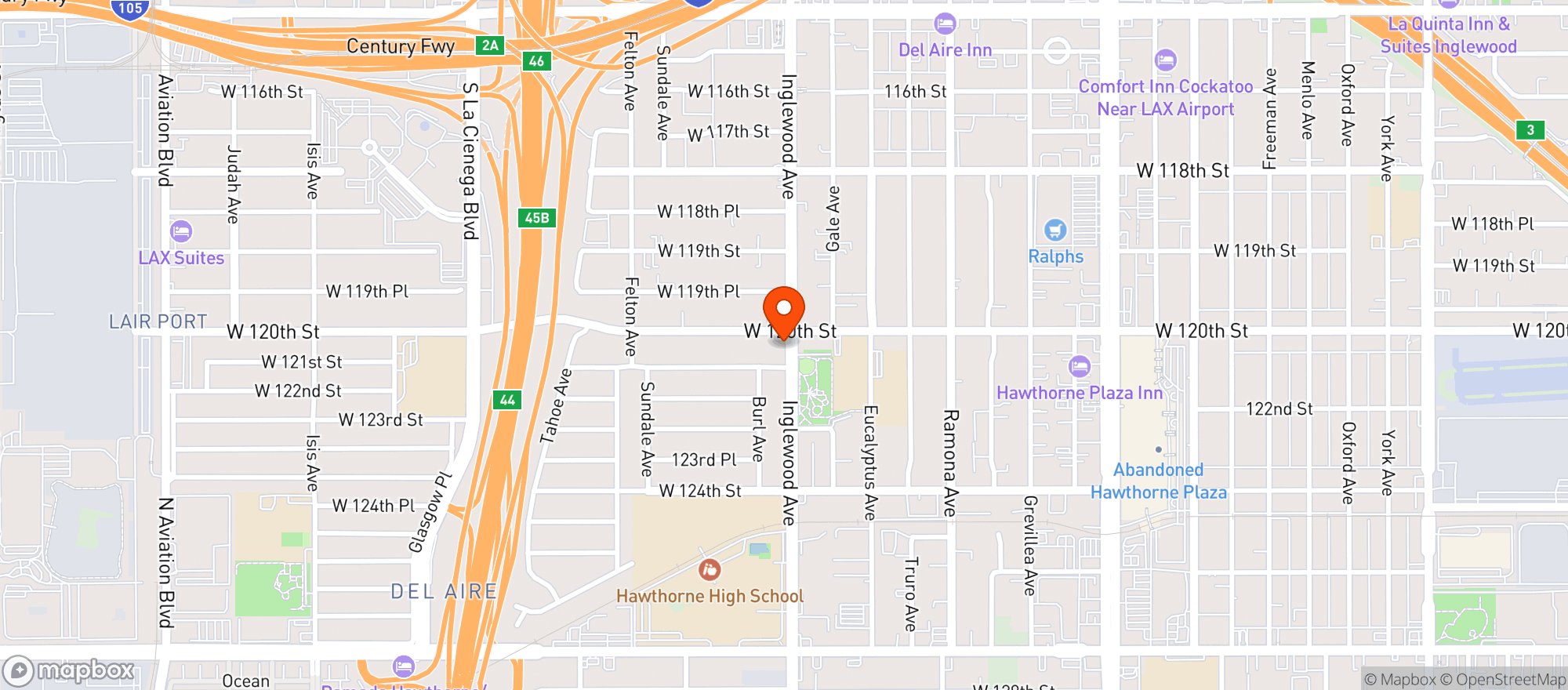 Map showing 7 Eleven #34372