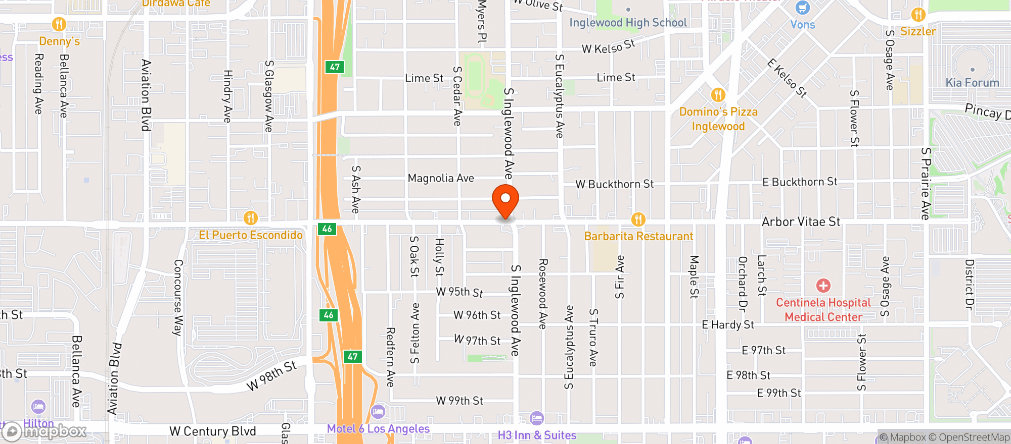 Map showing Rocket