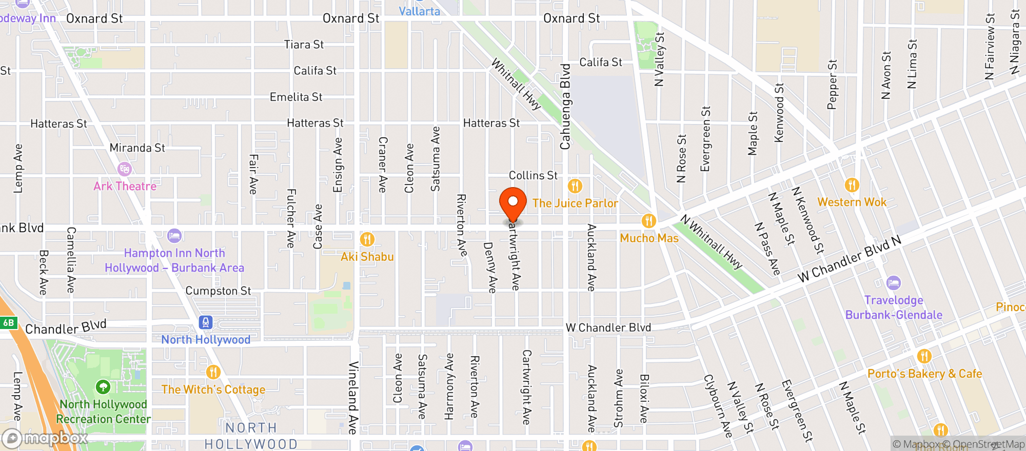 Map showing Swish Cannabis