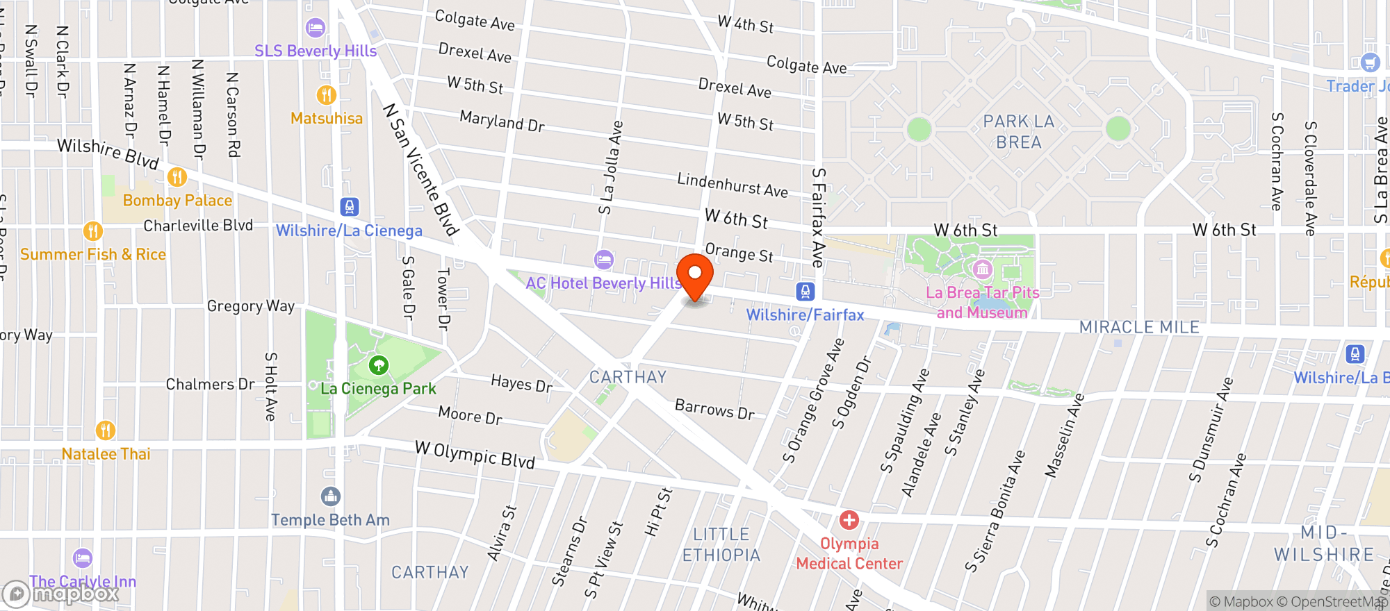 Map showing Le Chateau Wine & Spirits