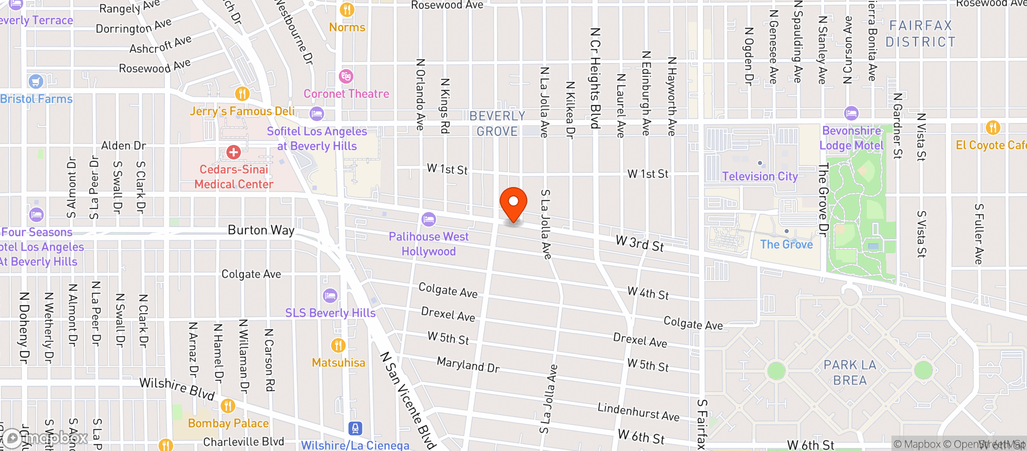 Map showing Fiorelli Pizza