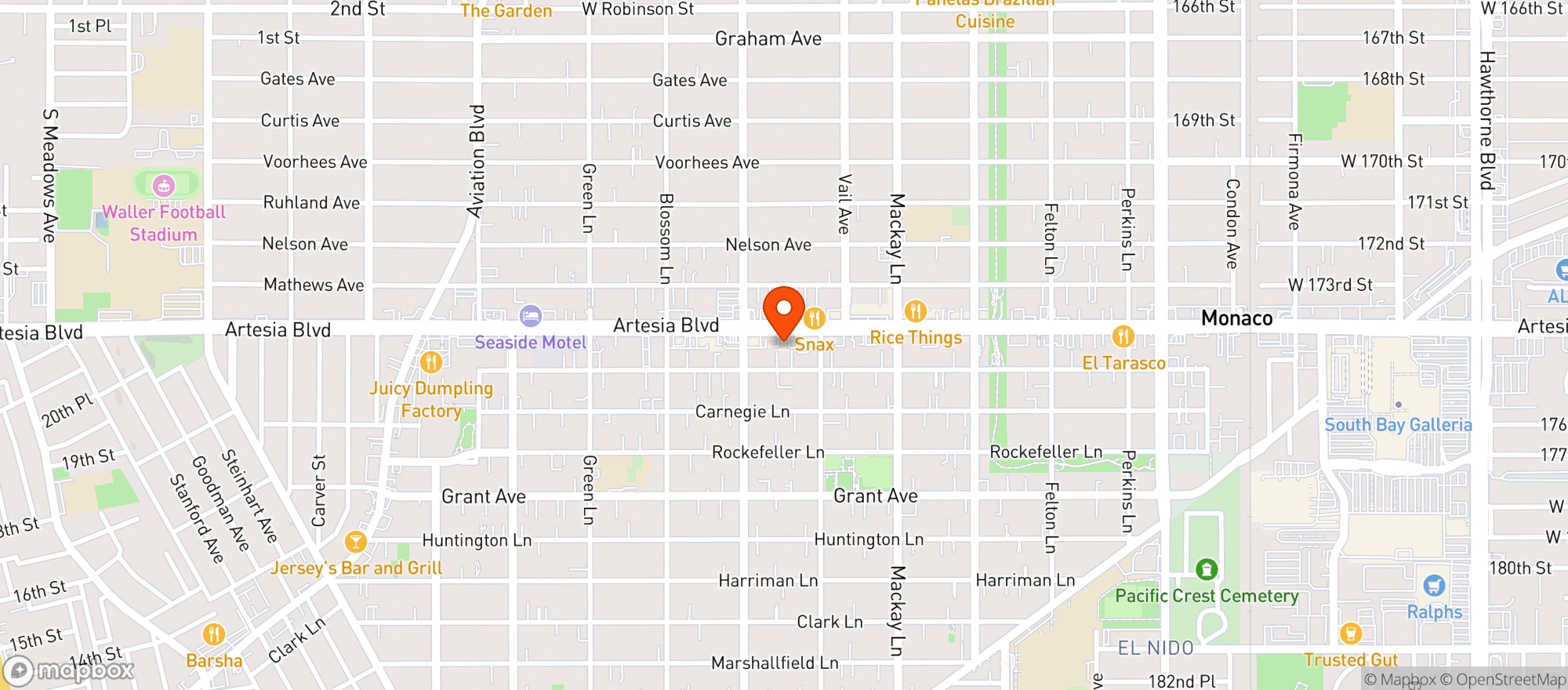 Map showing Redondo Liquor And Market