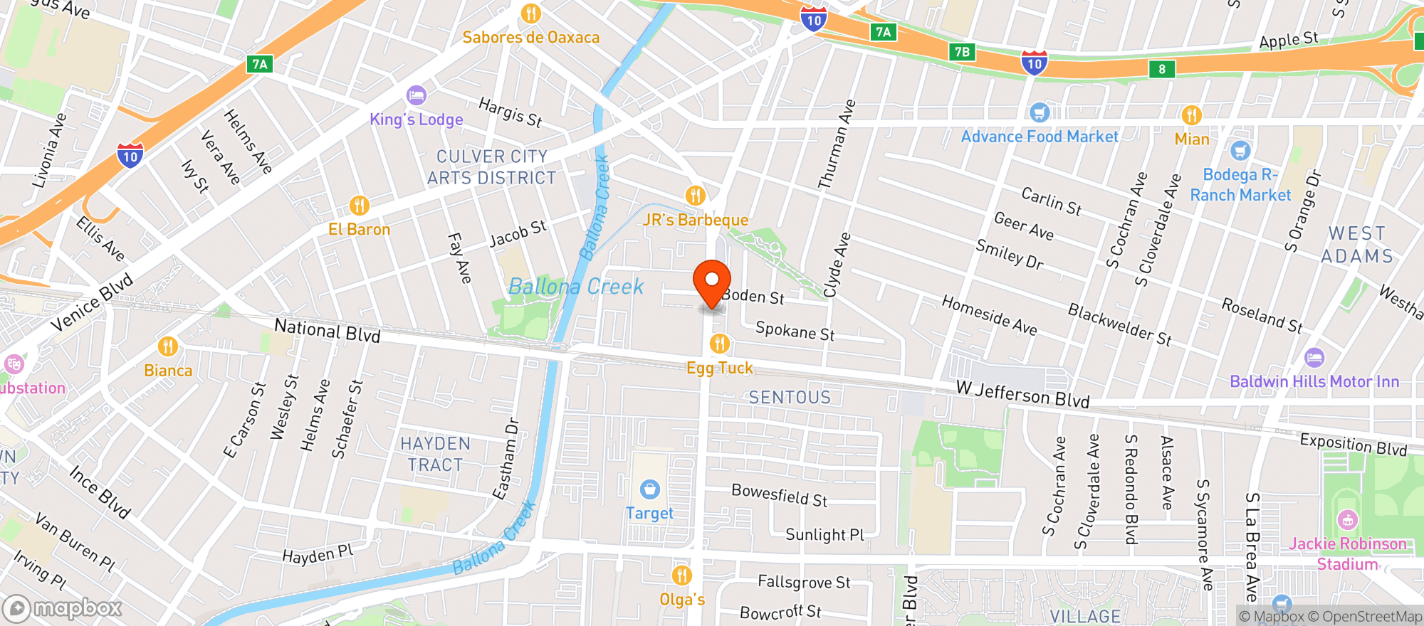 Map showing 101 M Street Dispensary Inc