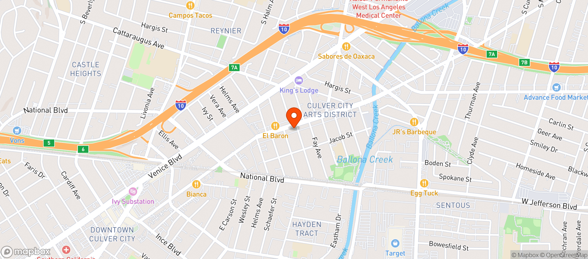 Map showing Hi-Lo Liquor Market