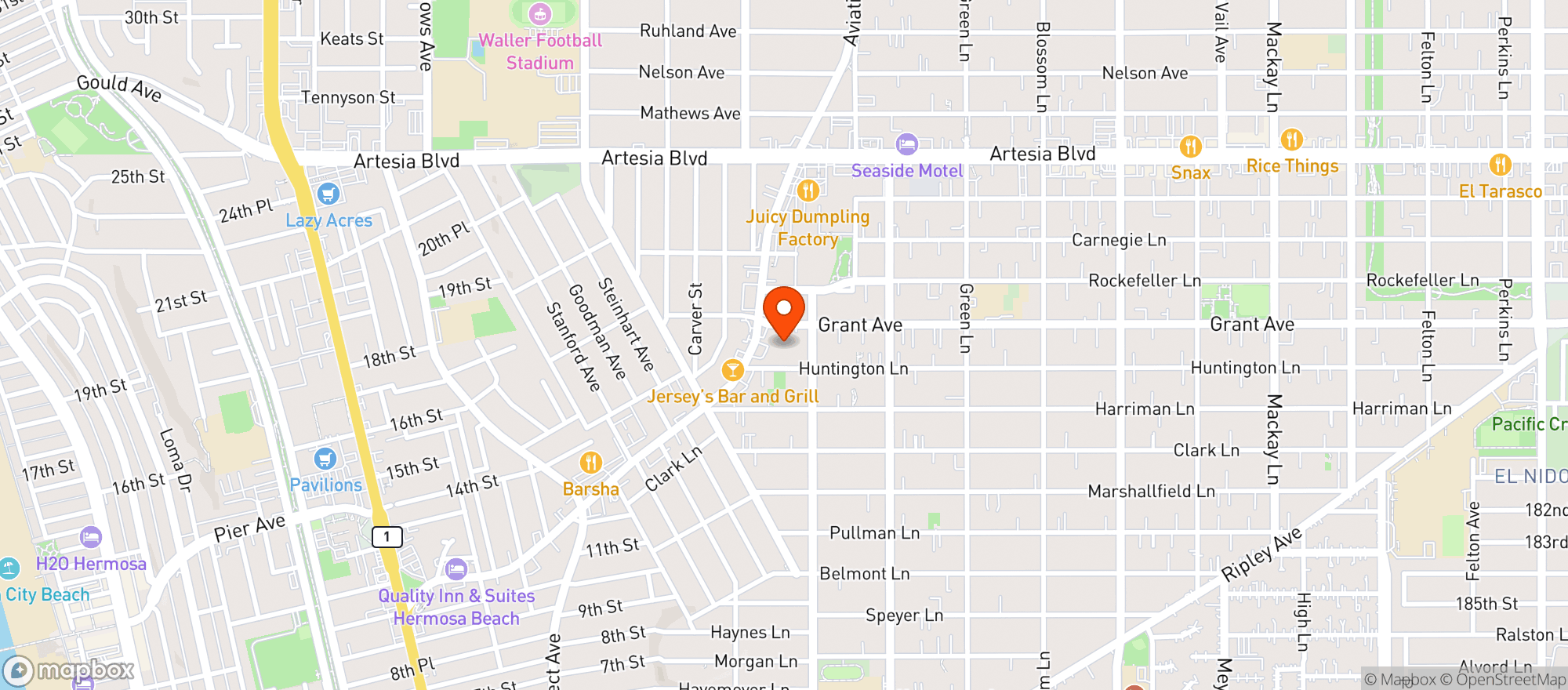 Map showing Corked redondo beach - Redondo Beach
