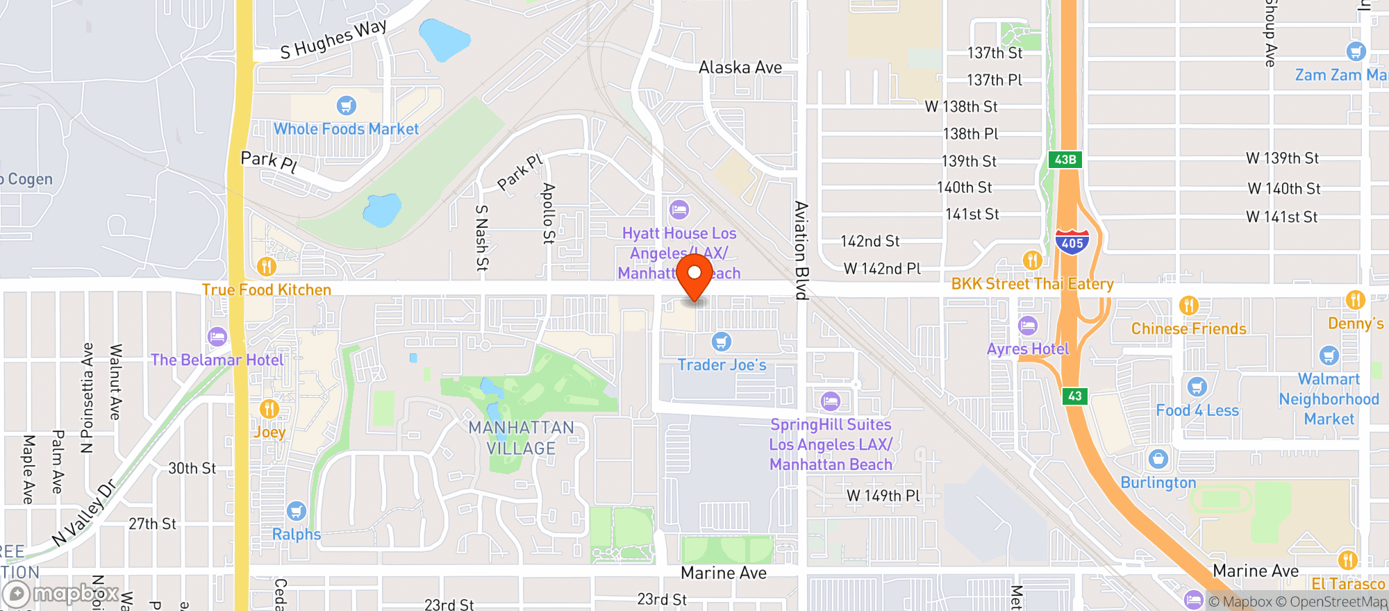 Map showing Bevmo!