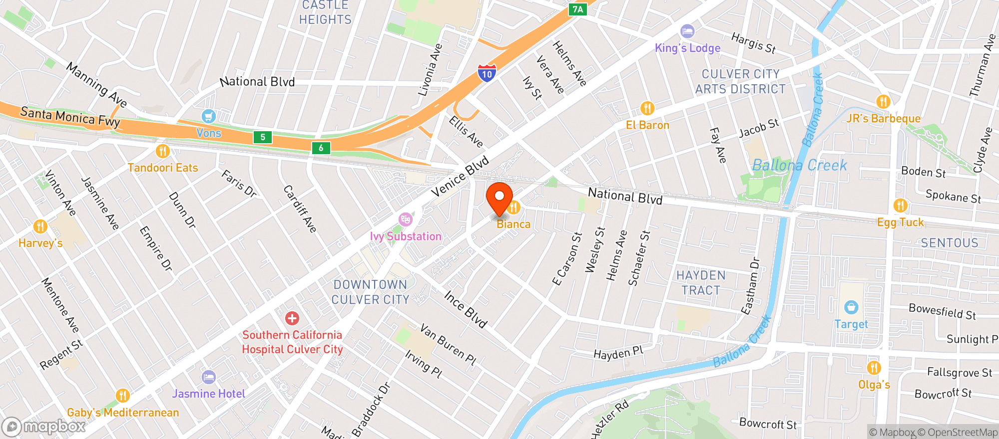 Map showing Juliet