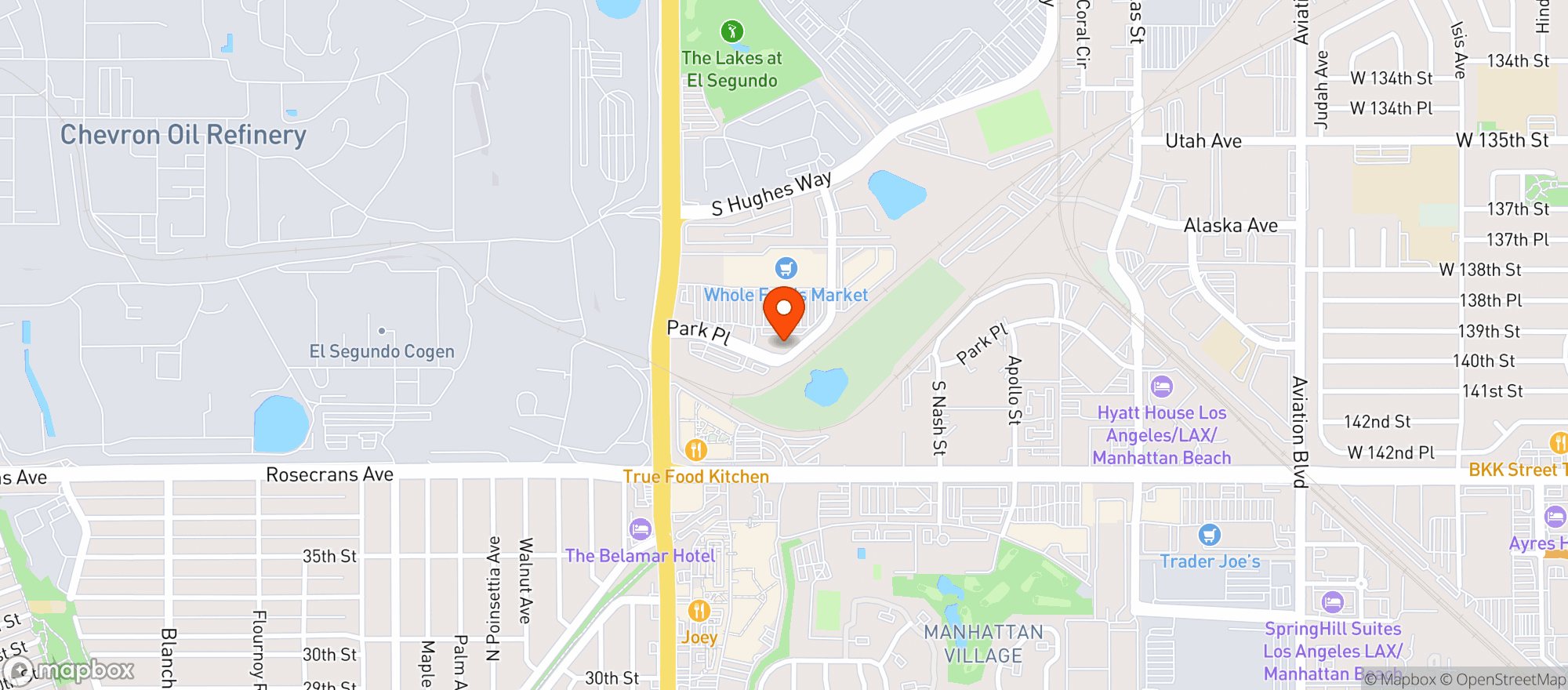 Map showing Sauced Bbq & Spirits