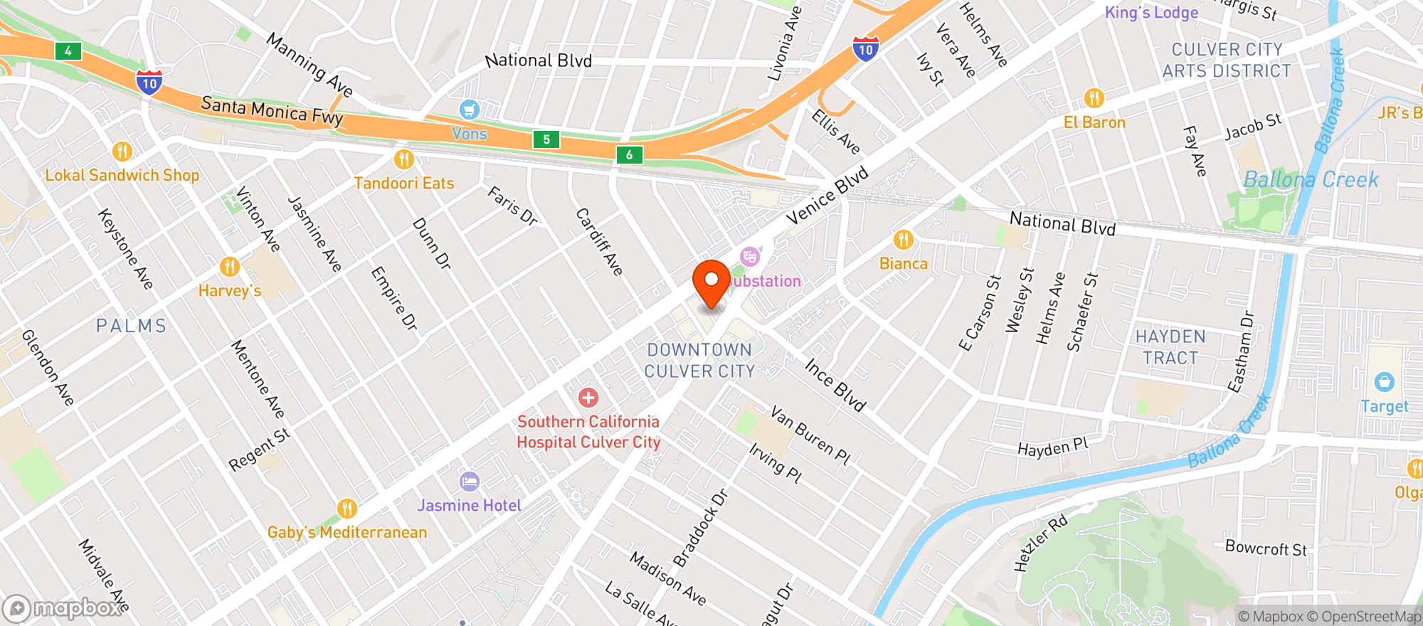 Map showing Bar Bohemien