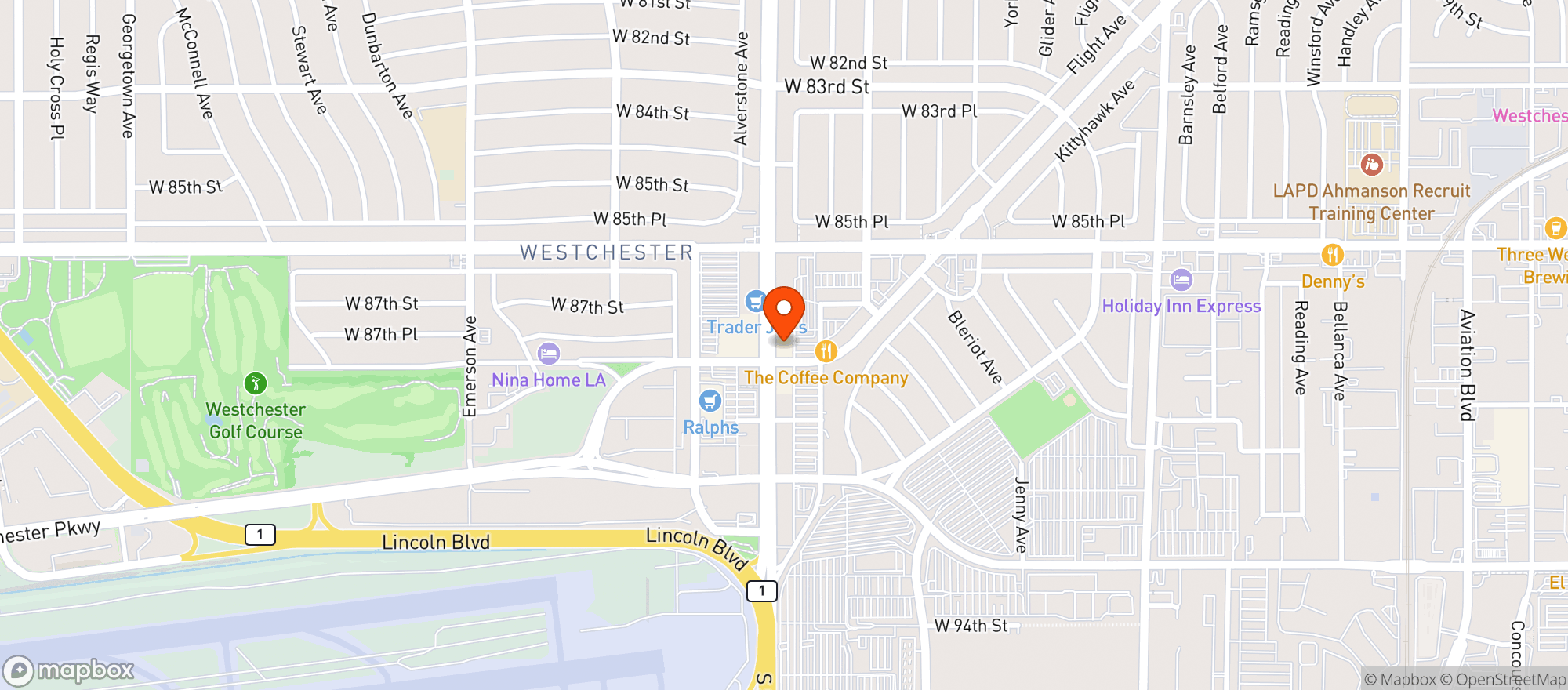 Map showing MEDMEN LAX