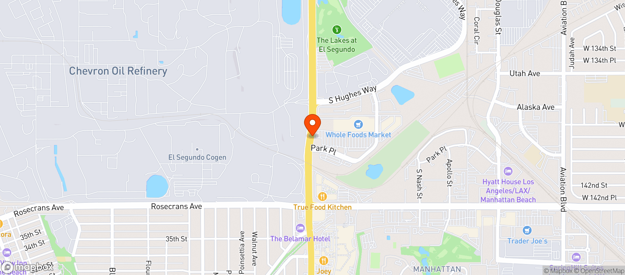 Map showing Whole Foods Market #10225