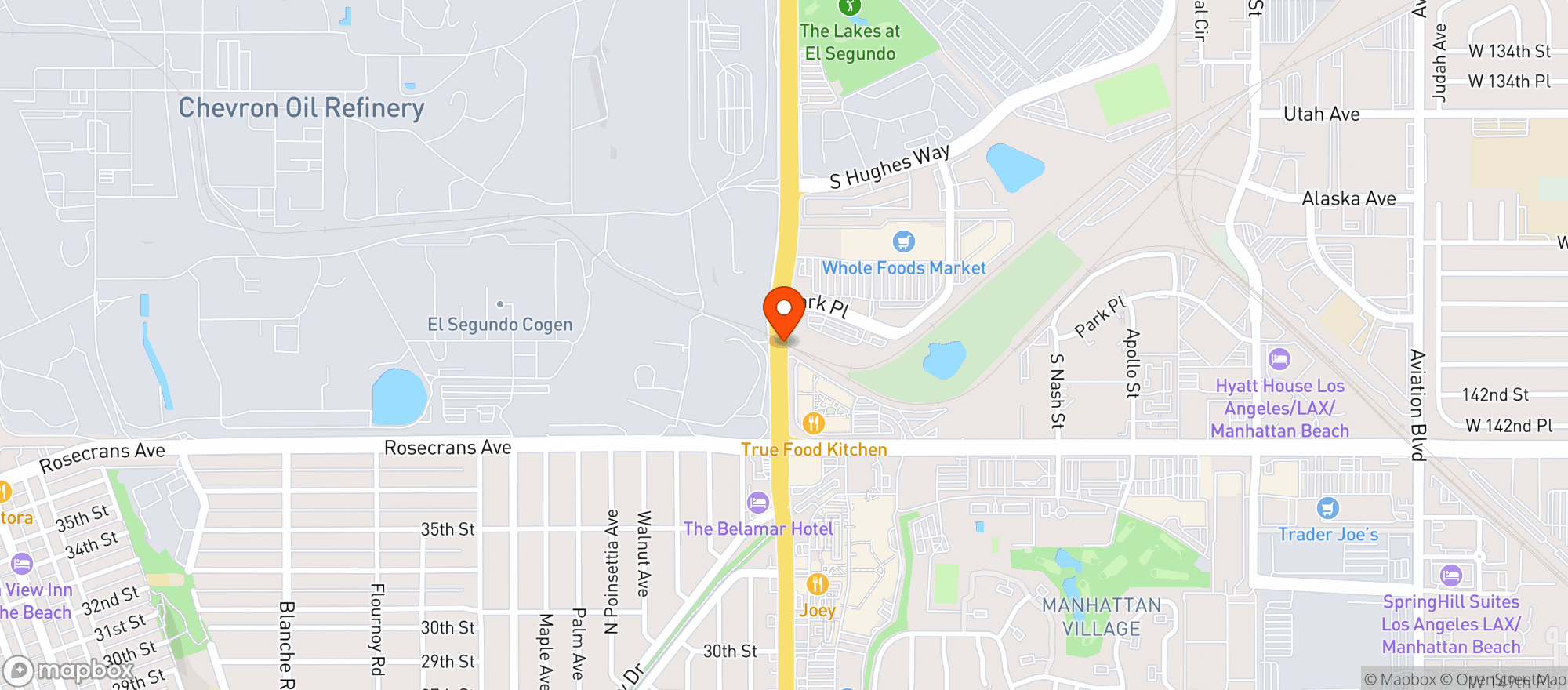 Map showing Hopdoddy Burger Bar