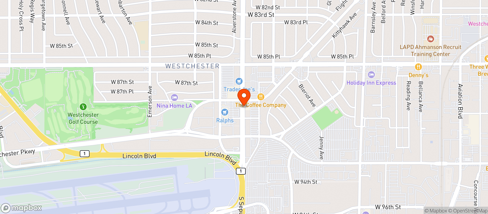 Map showing Ralphs #209
