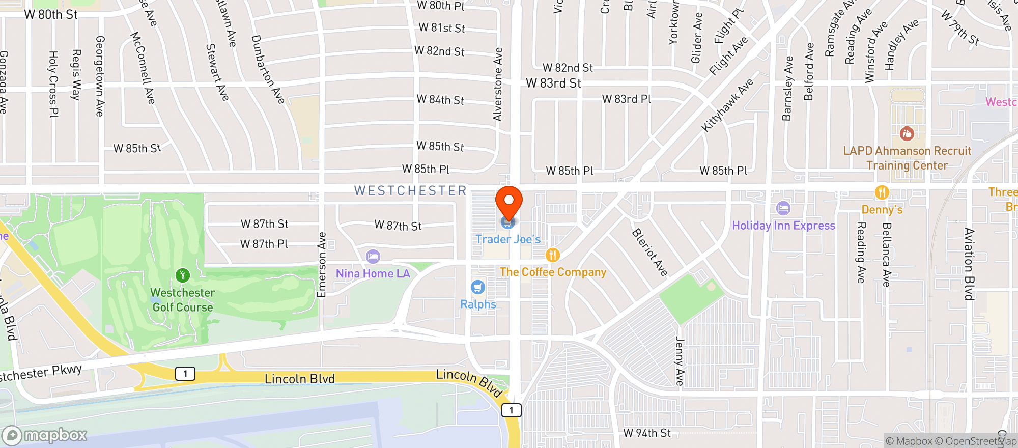 Map showing Trader Joes #33
