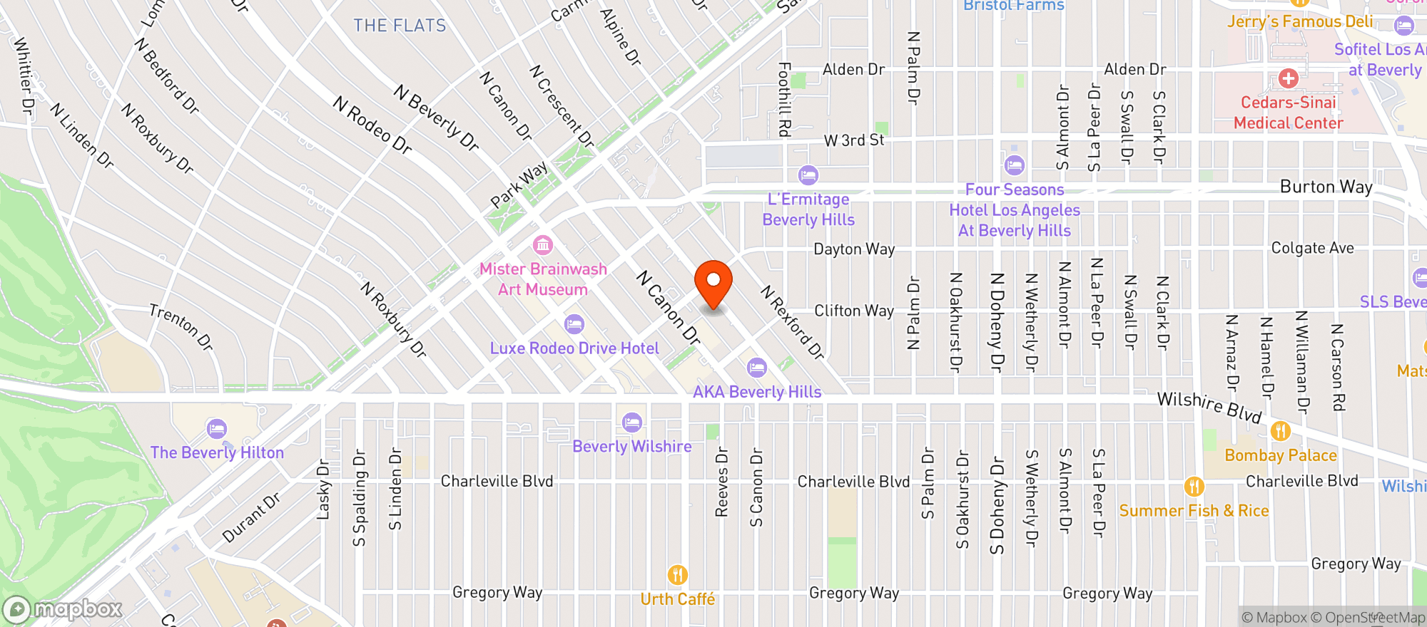 Map showing Whole Foods Market | Beverly Hills