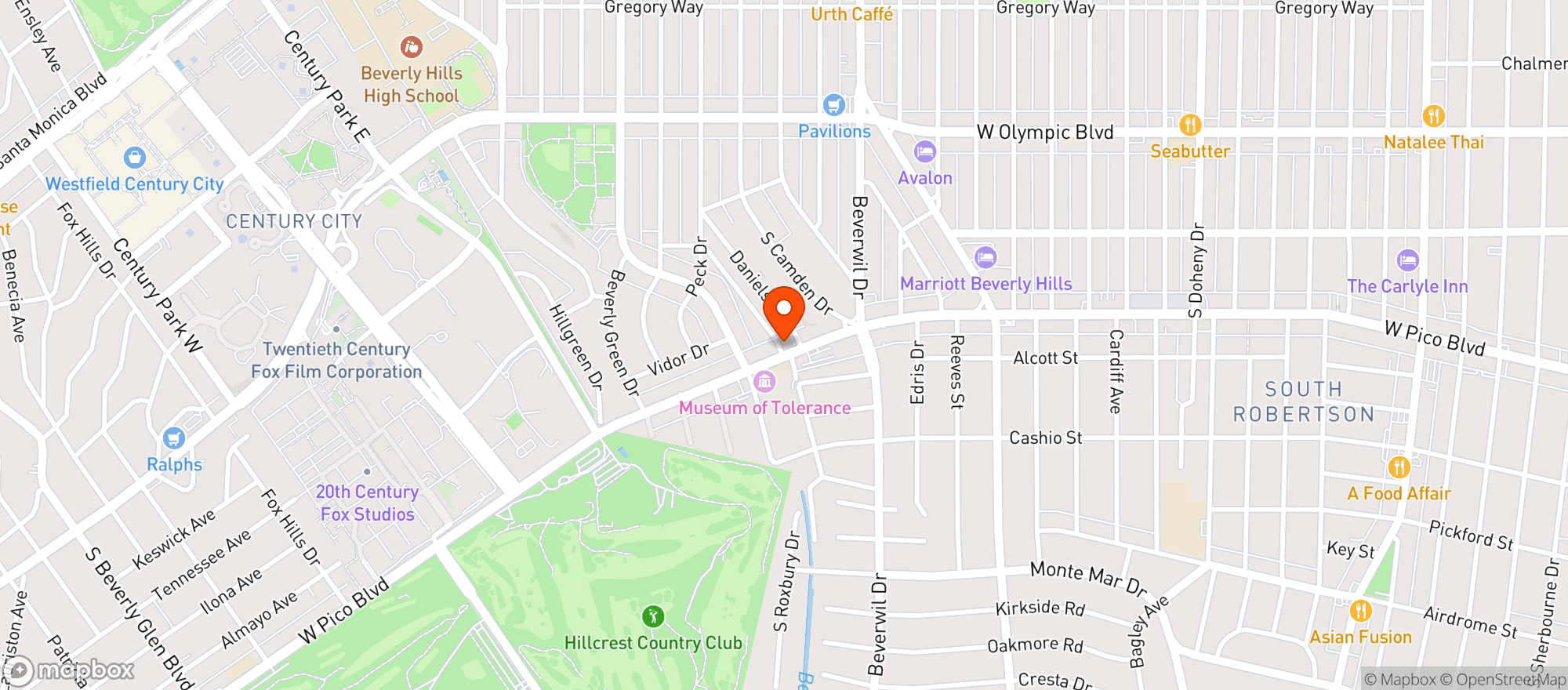 Map showing Shell - Los Angeles_17