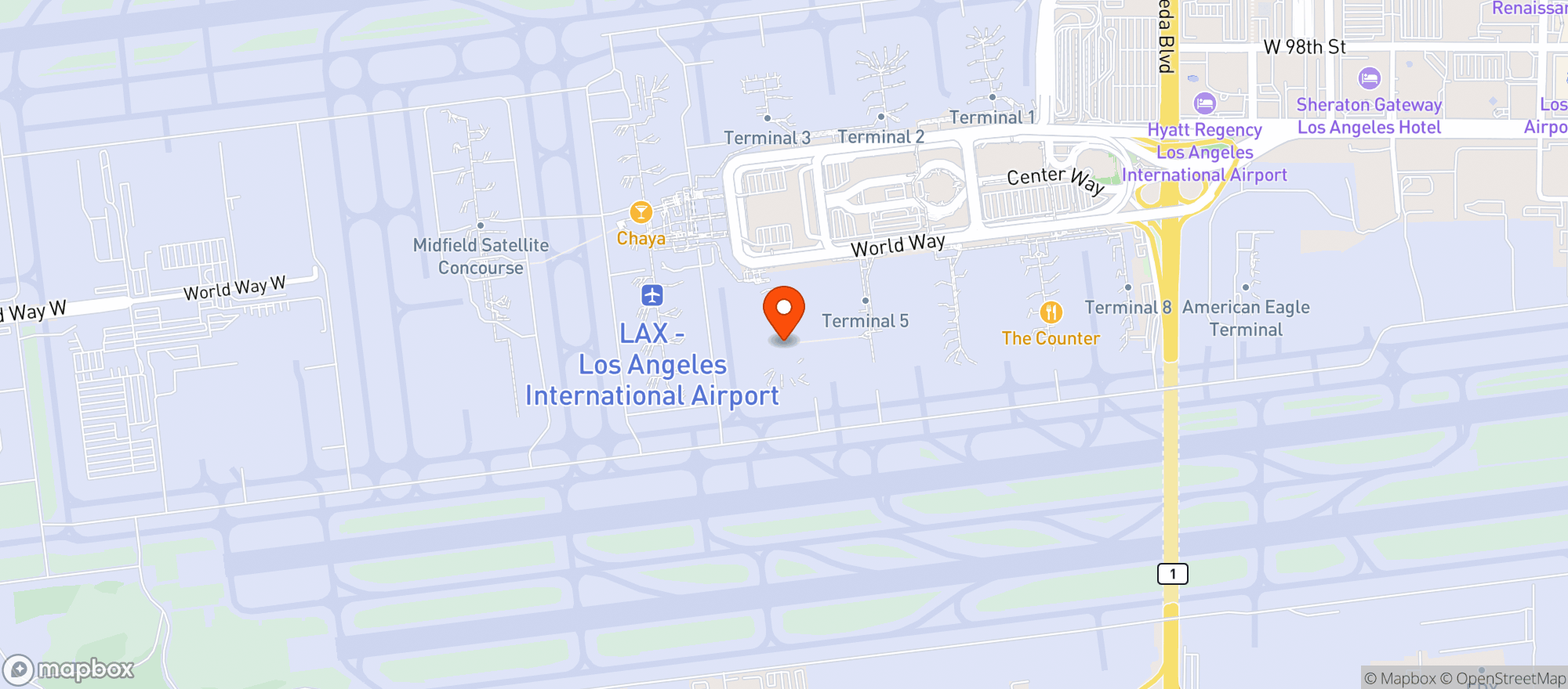 Map showing Admirals Club