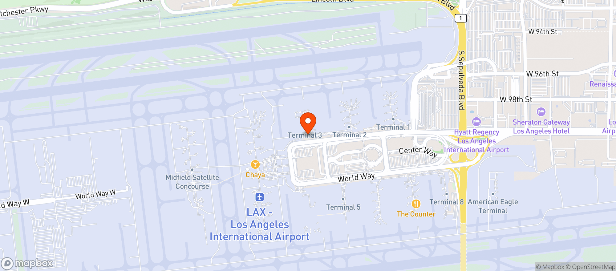 Map showing Yakumi Sushi