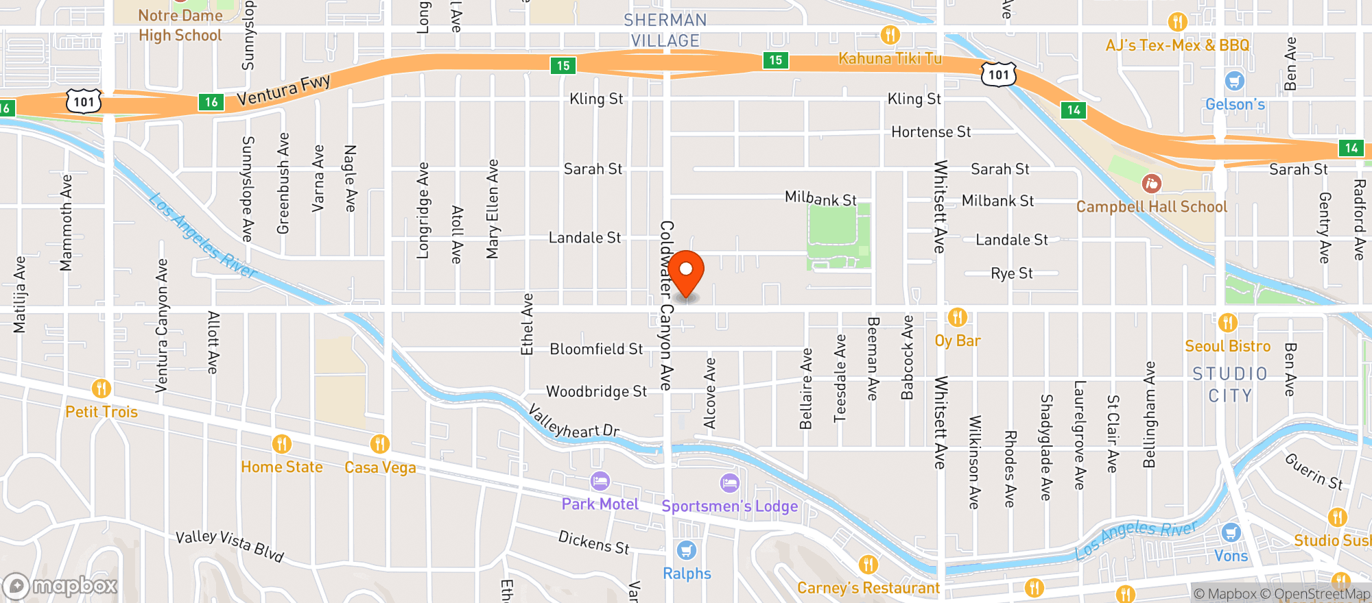 Map showing M&M Market_2