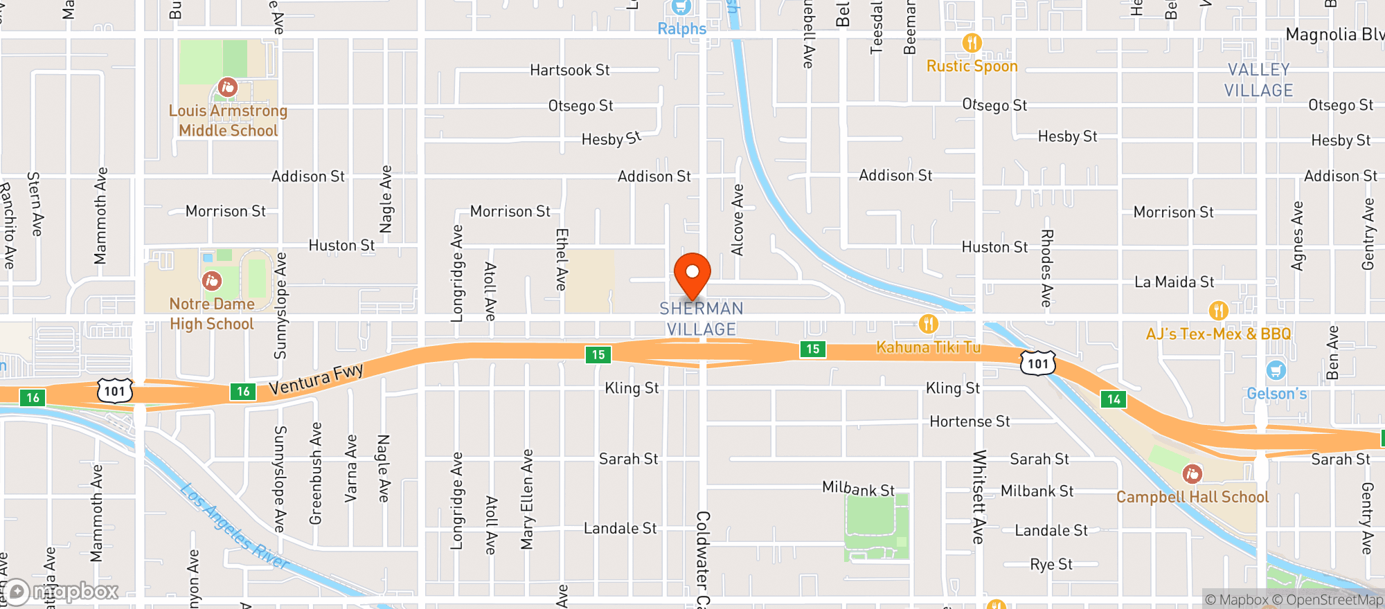 Map showing Whole Foods Market | Sherman