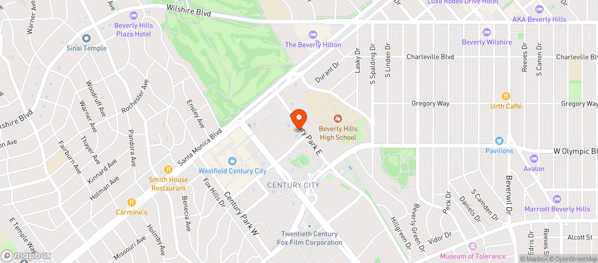 Map showing Mickey Fine at Watt Plaza - Los Angeles