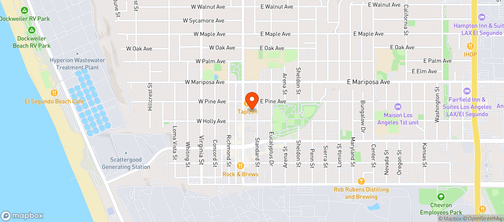 Map showing Holly Main Liquor - CS94531