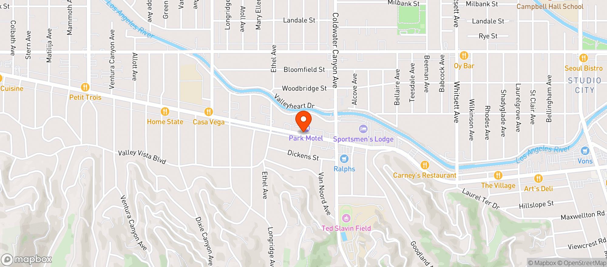 Map showing Alto