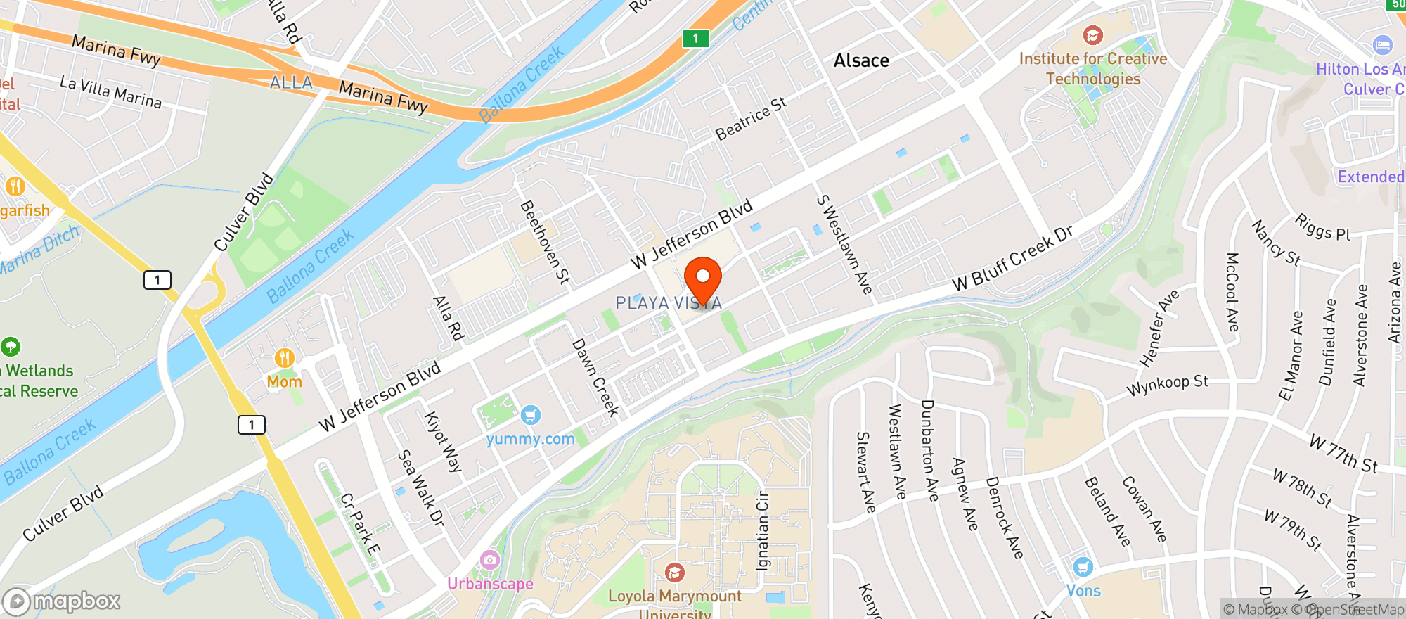 Map showing Sol Mexican Cocina