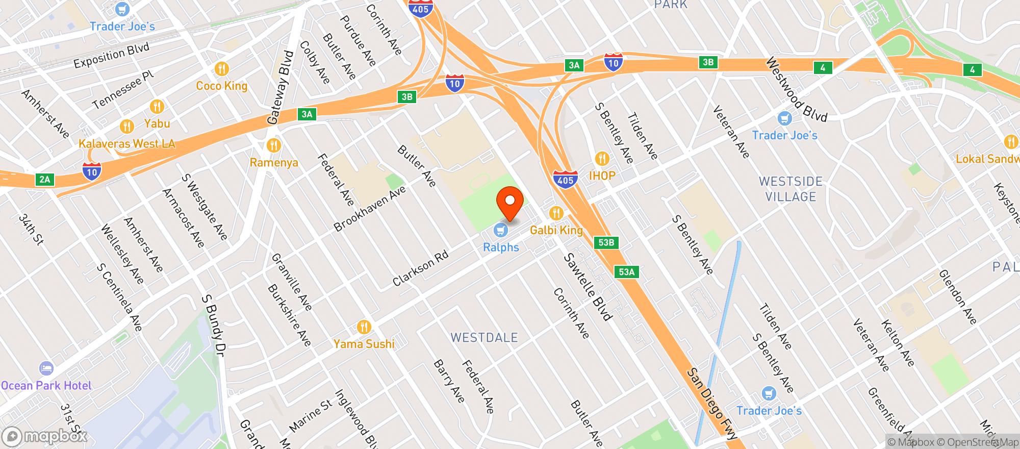 Map showing Rite Aid Pharmacy