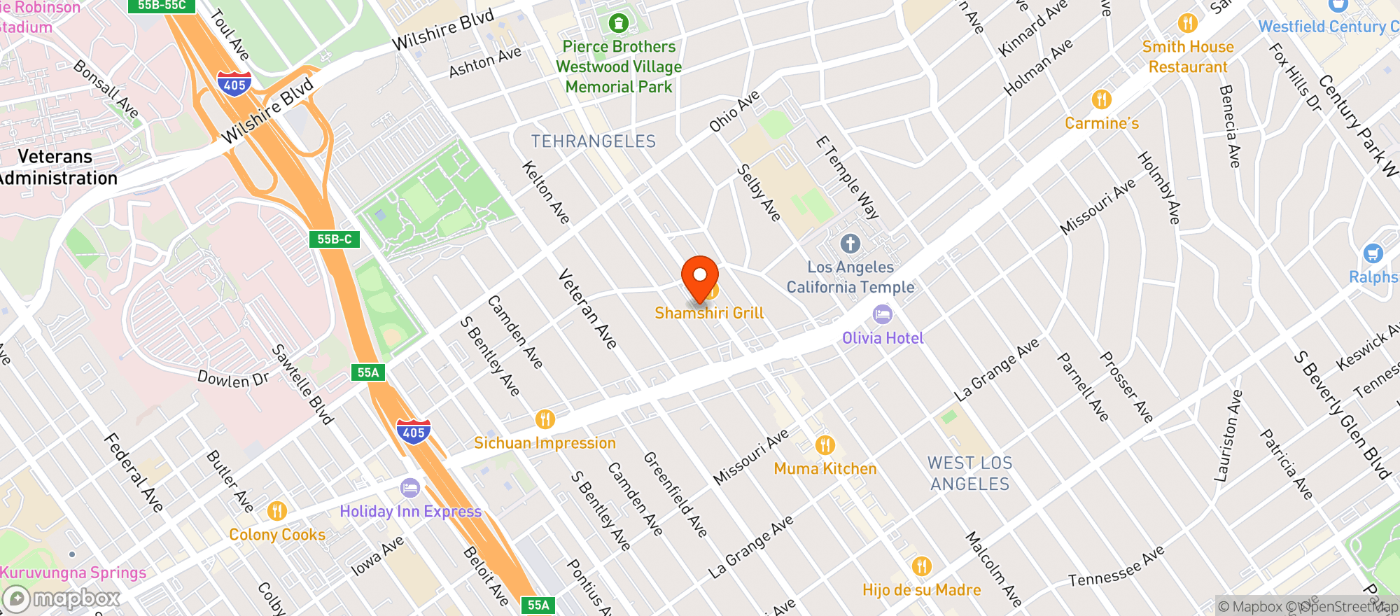Map showing Sprouts Farmers Market