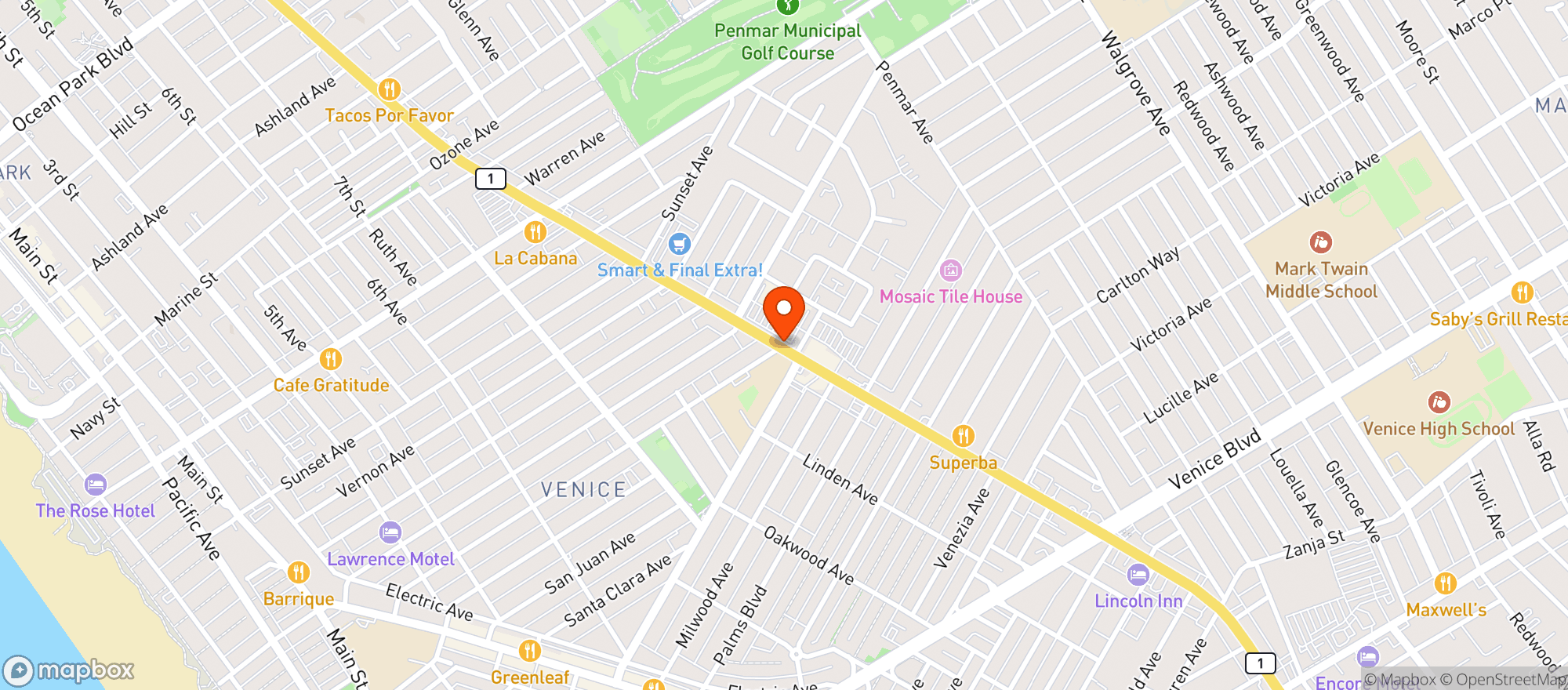 Map showing Ralphs
