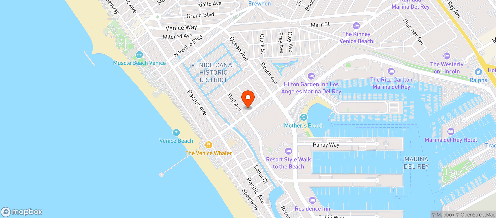 Map showing Alan's Market