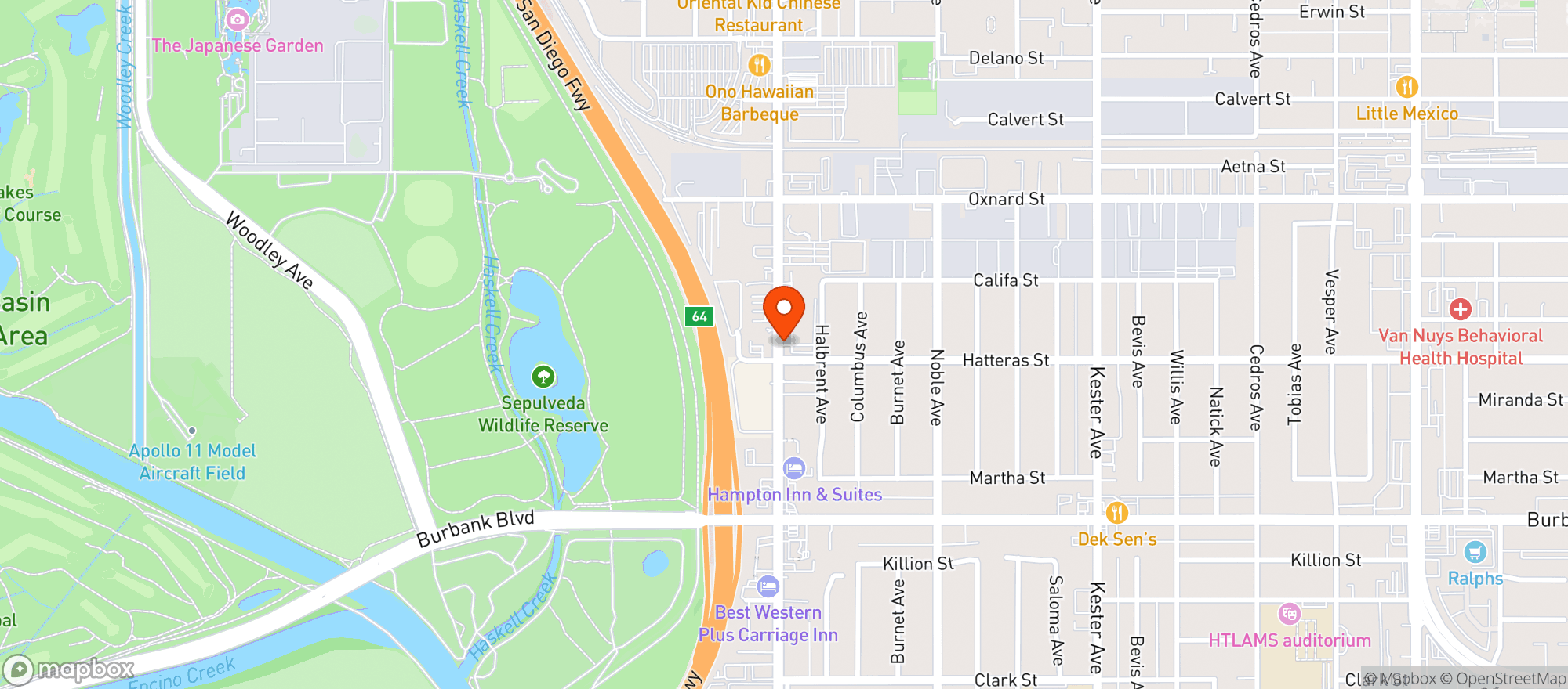 Map showing BevMo