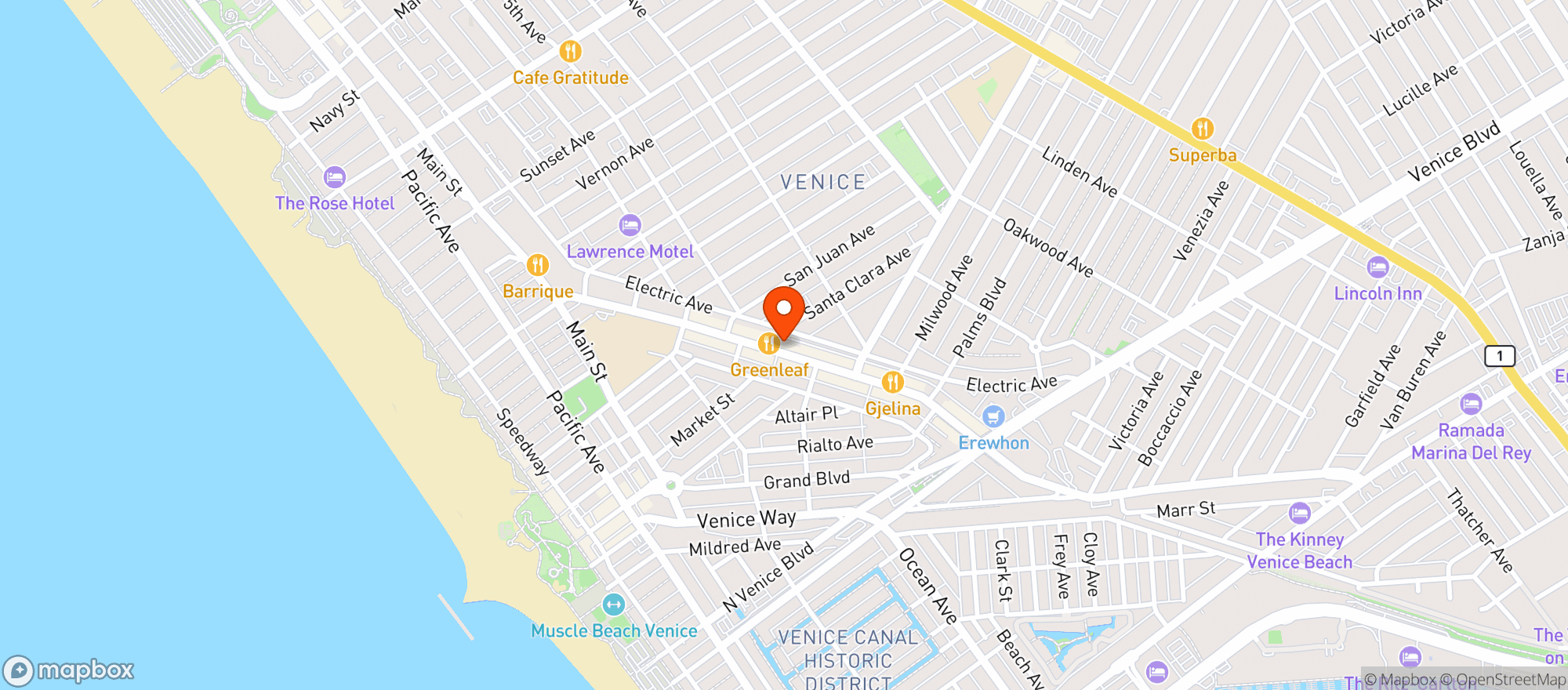 Map showing Rvr