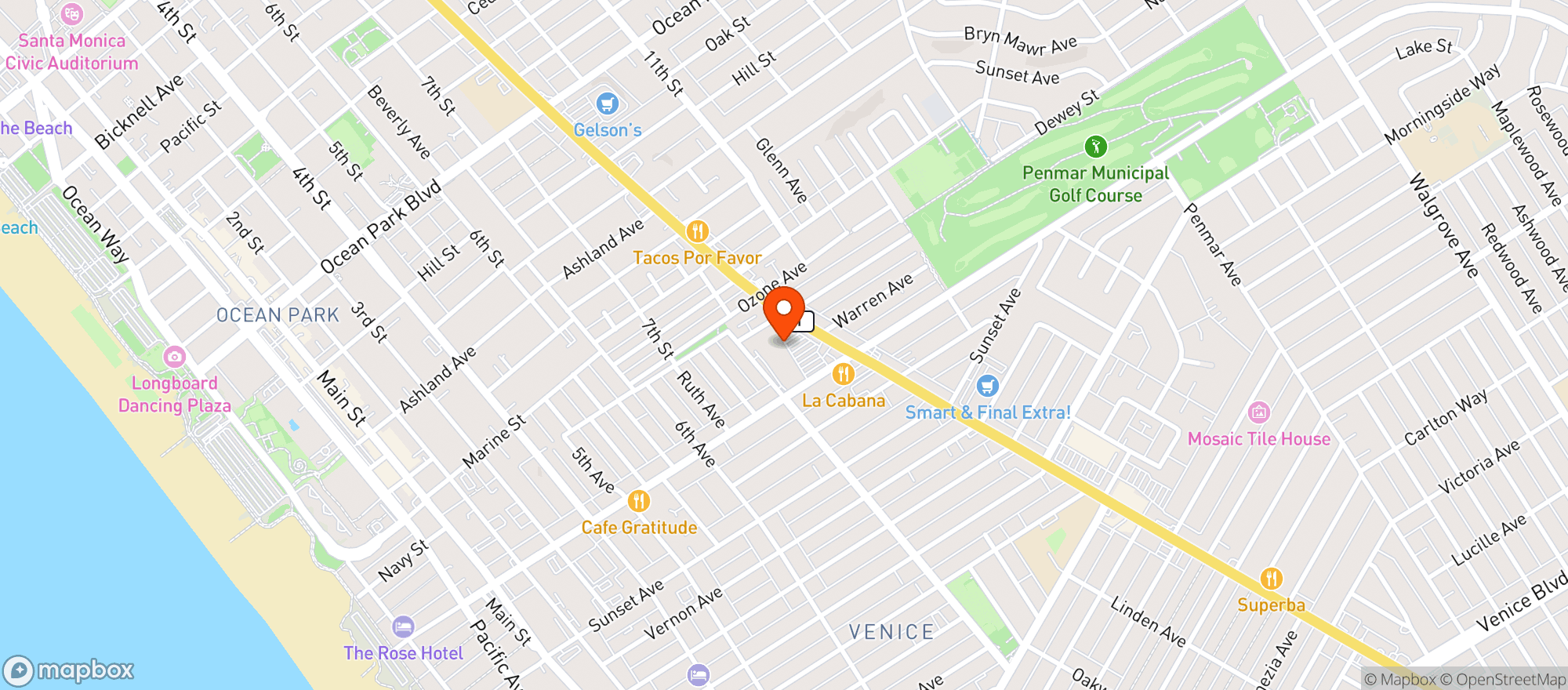 Map showing Whole Foods Market | Venice