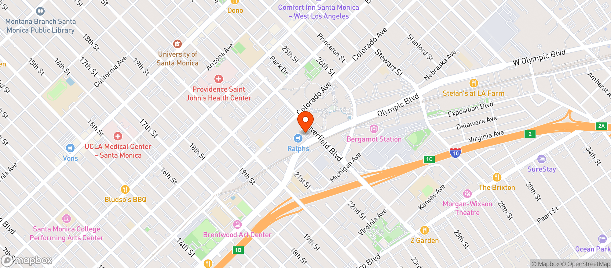 Map showing Ralphs