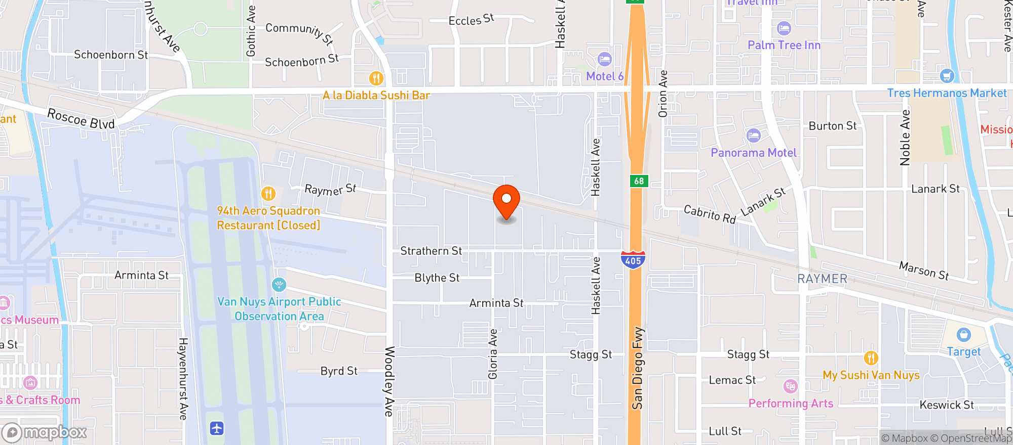 Map showing Restaurant Depot #556