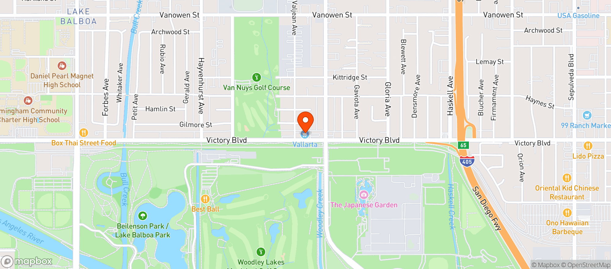 Map showing Super King Market
