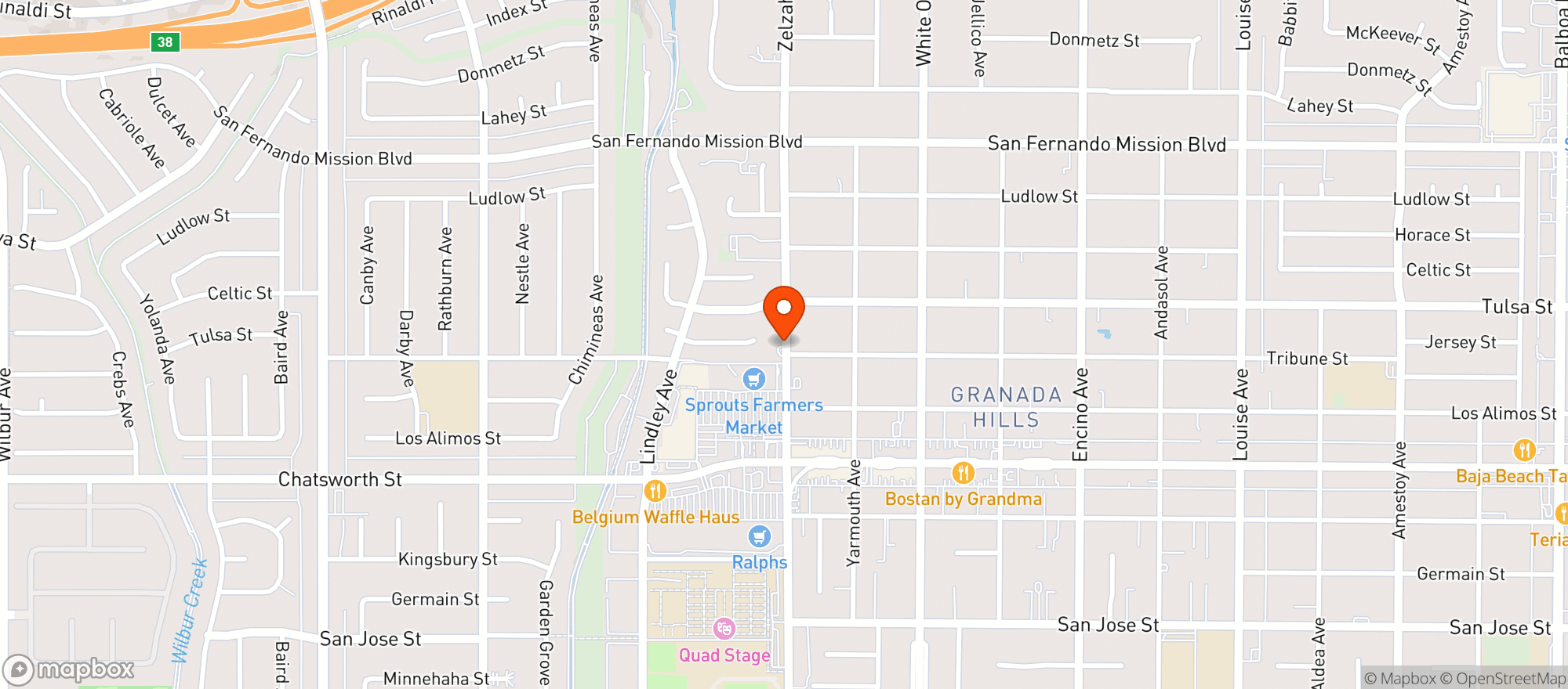 Map showing SPROUTS FARMERS MARKET