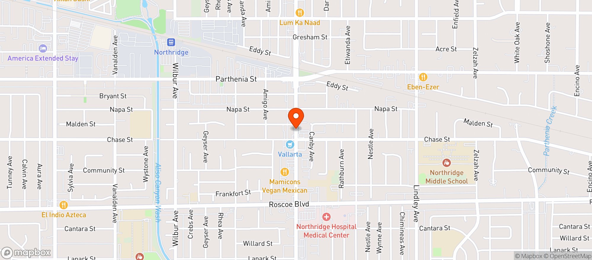 Map showing The Set - Northridge